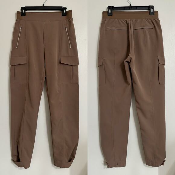 Brown Athleta Endless High Rise Cargo Pants 6 - Picture 1 of 7